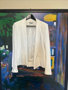 Sandro Women's Creamy White  Open-Front Blazer Jacket